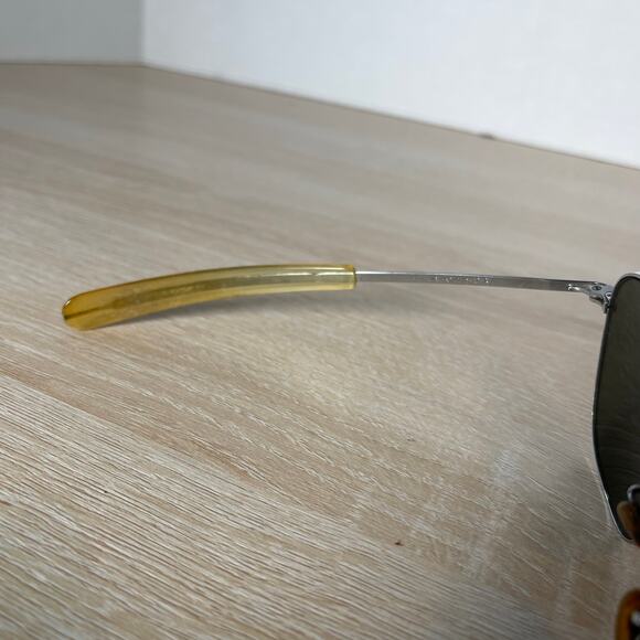 Randolph Engineering Aviator Sunglasses 5 1/2 Chrome READ 61-20 USA - Picture 10 of 10